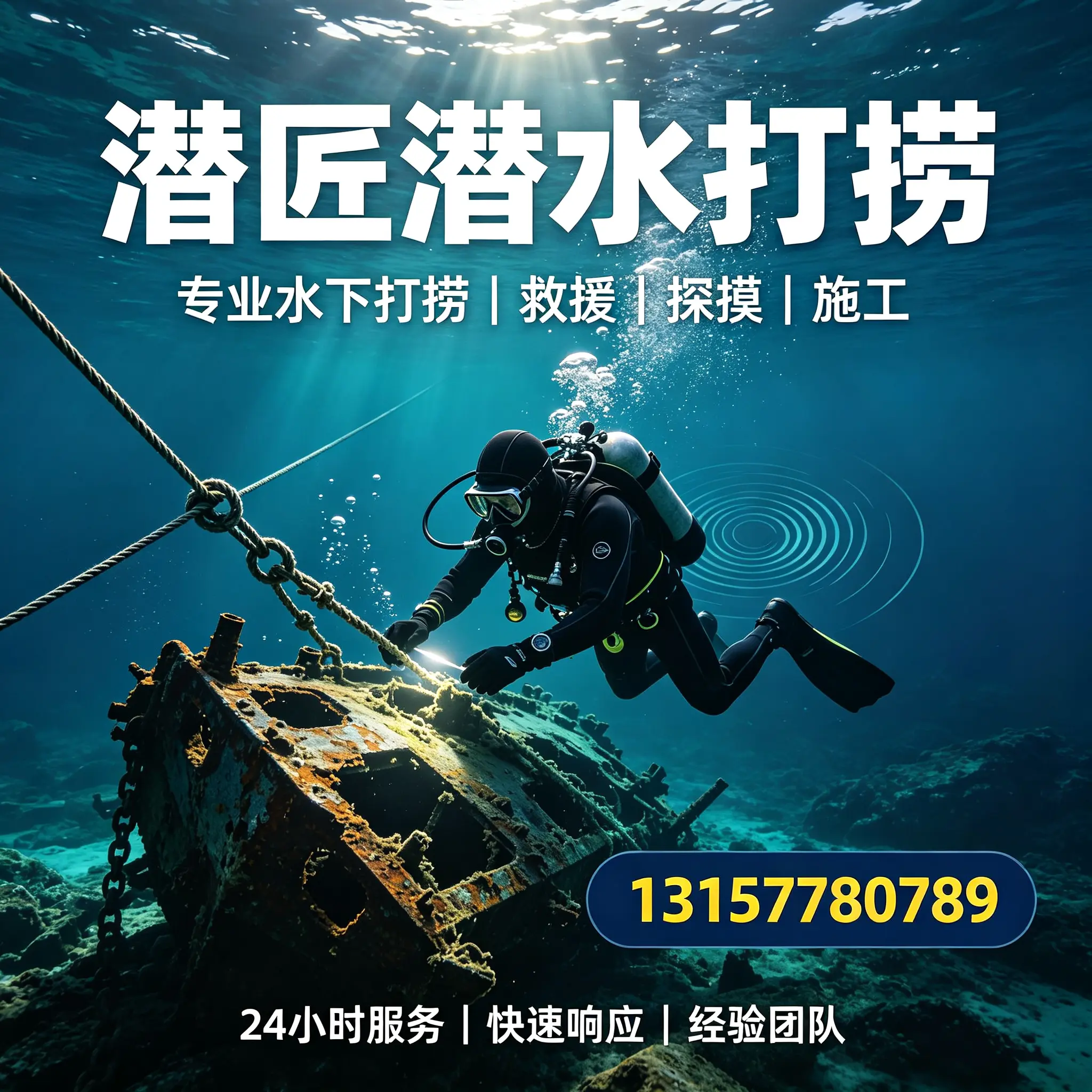 中牟水下打捞作业服务产品